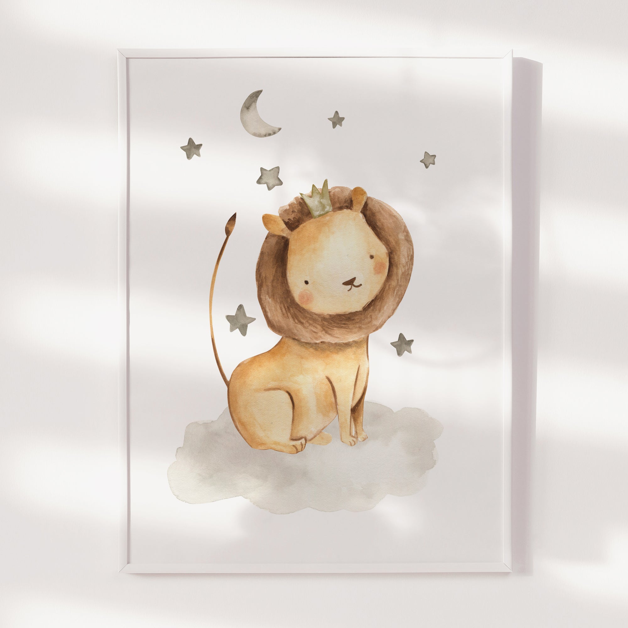 Lion & Stars Print