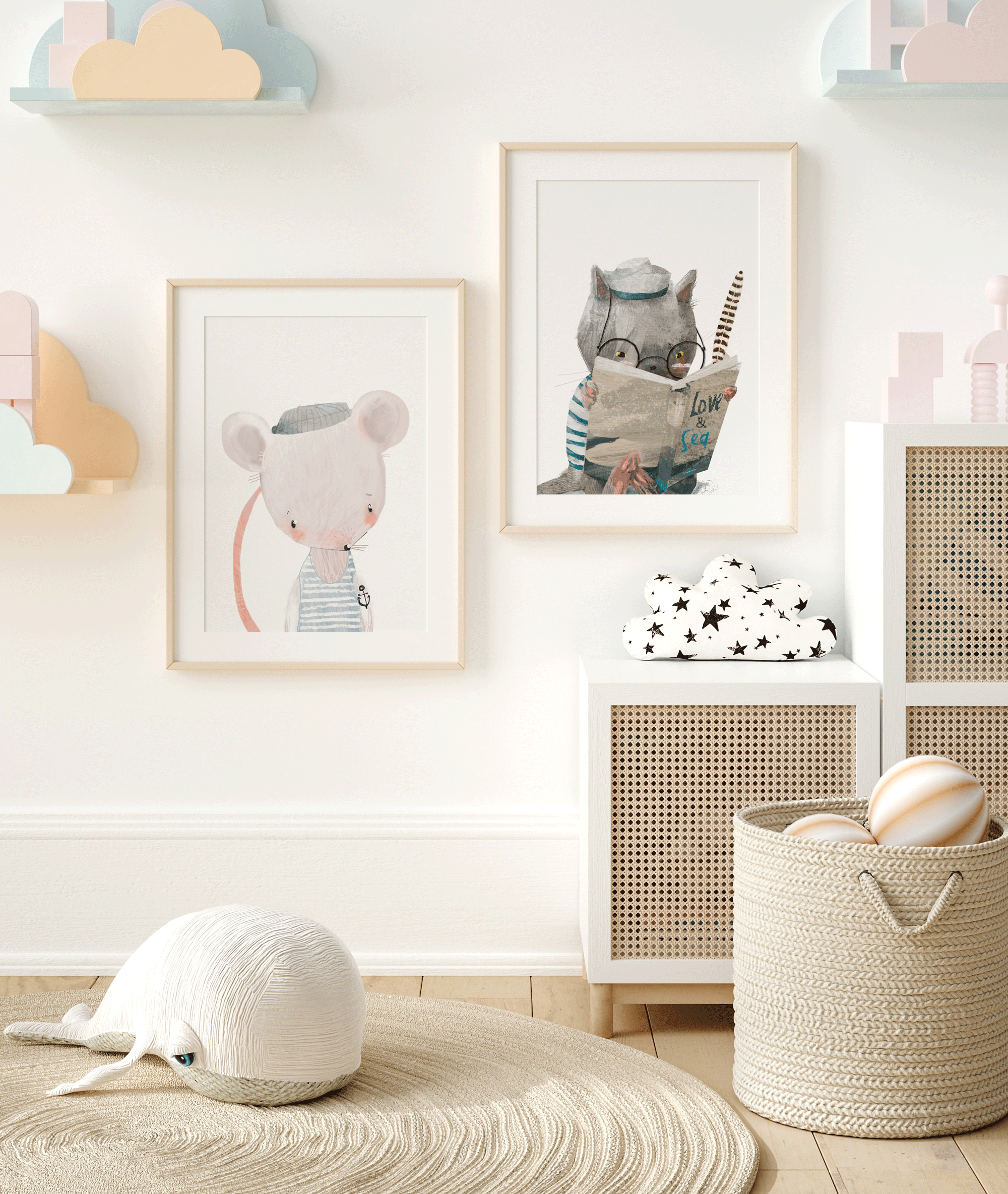 Mouse Sailor Print