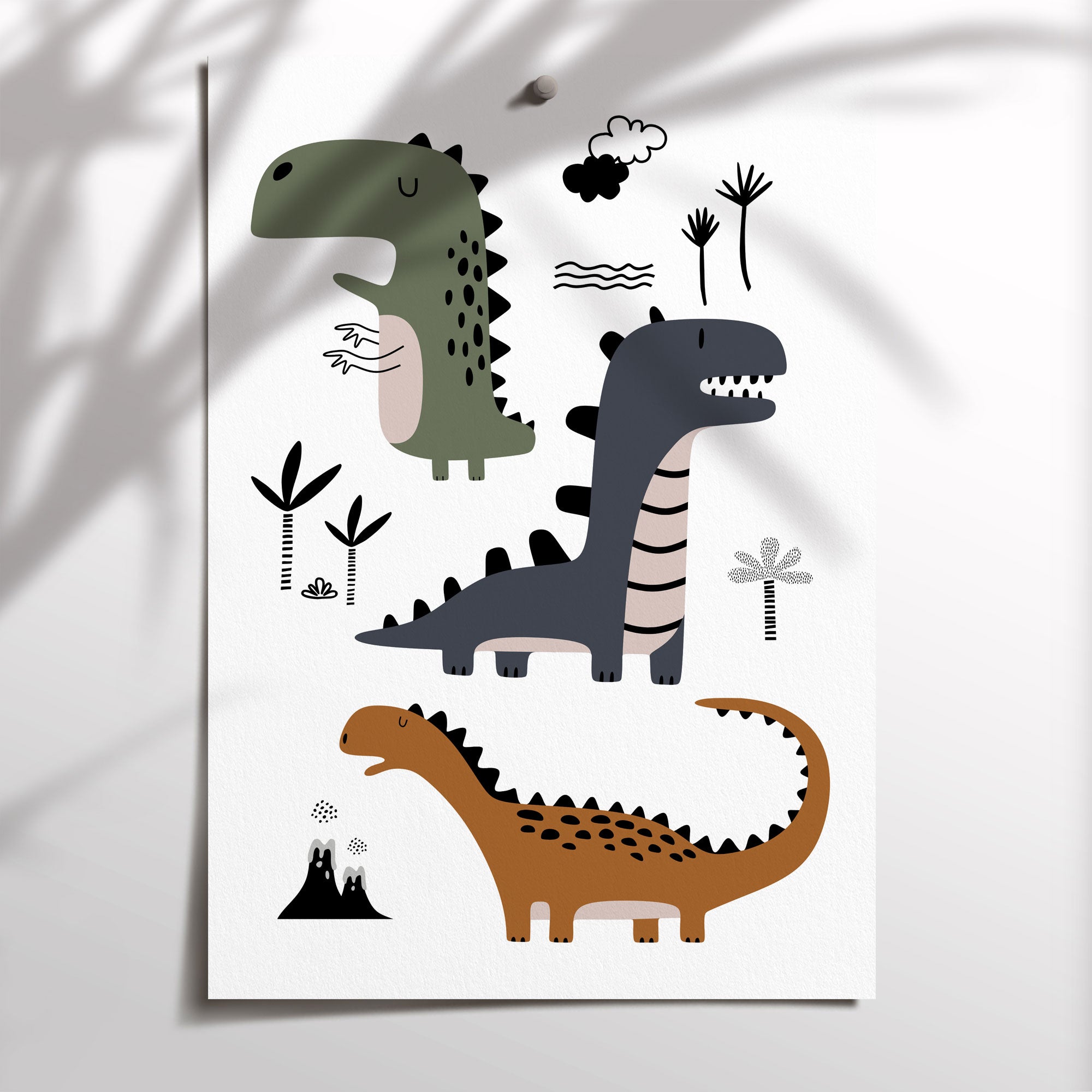 Alphabet & Dinosaur Prints