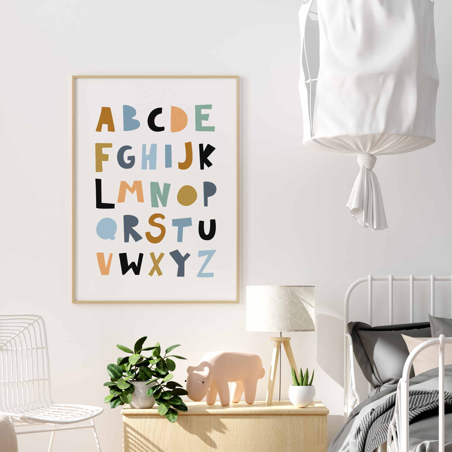 Alphabet nursery print