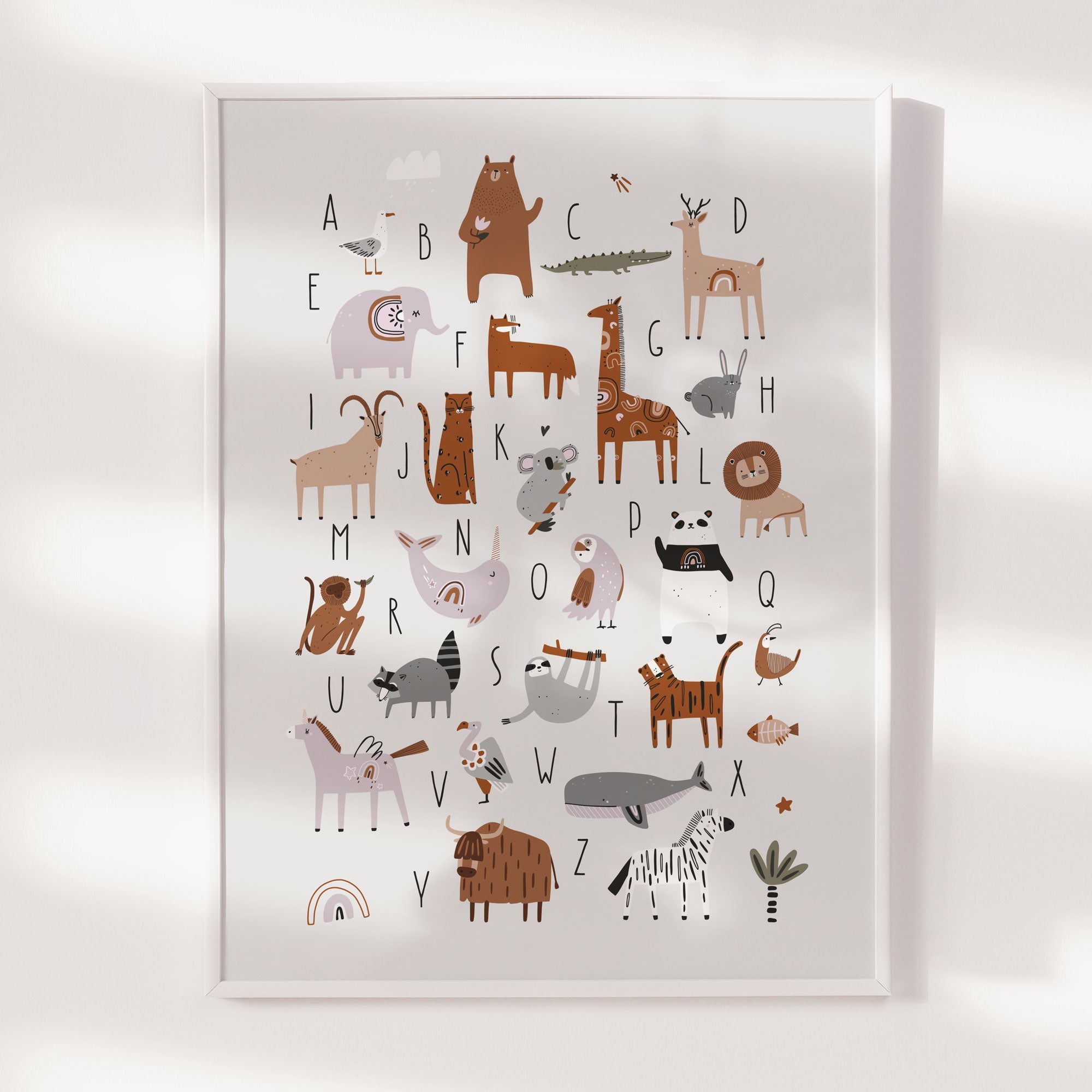 Animal Alphabet Print