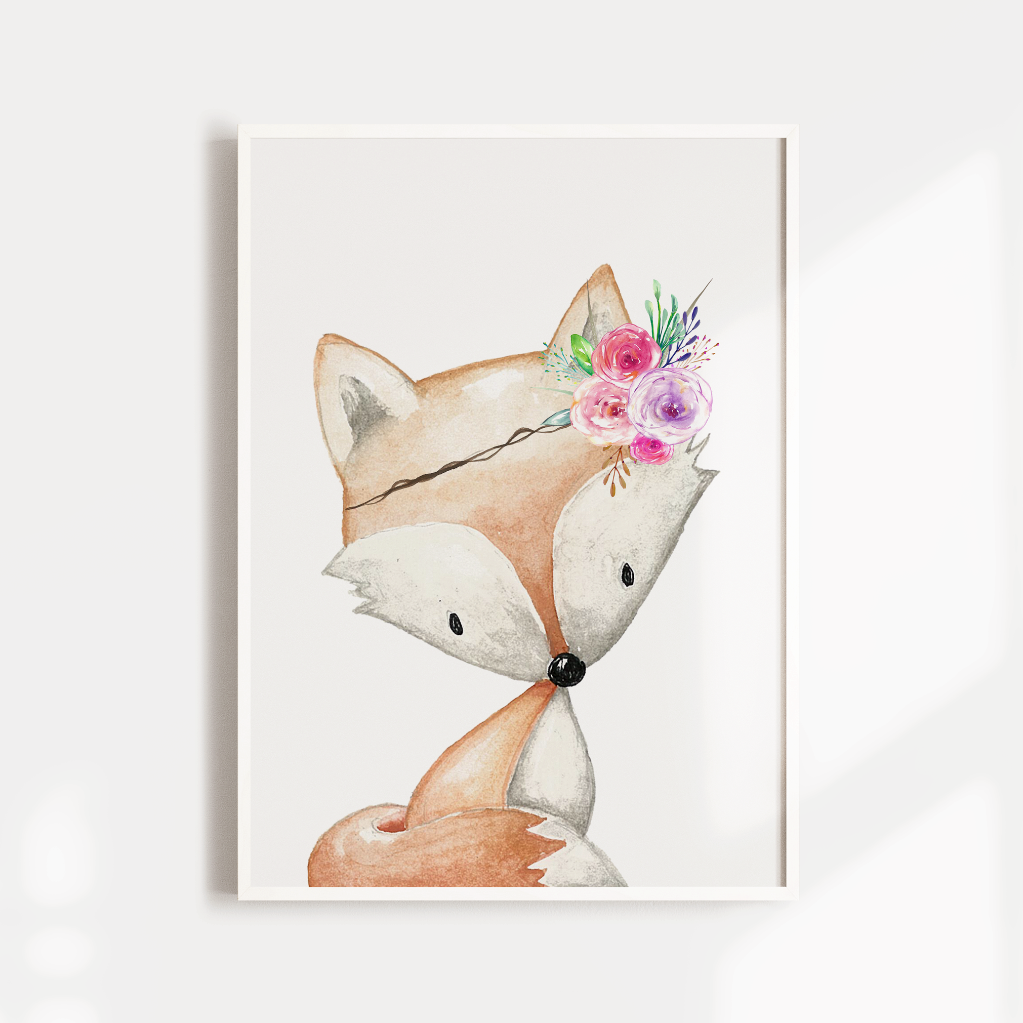 Woodland Fox Print