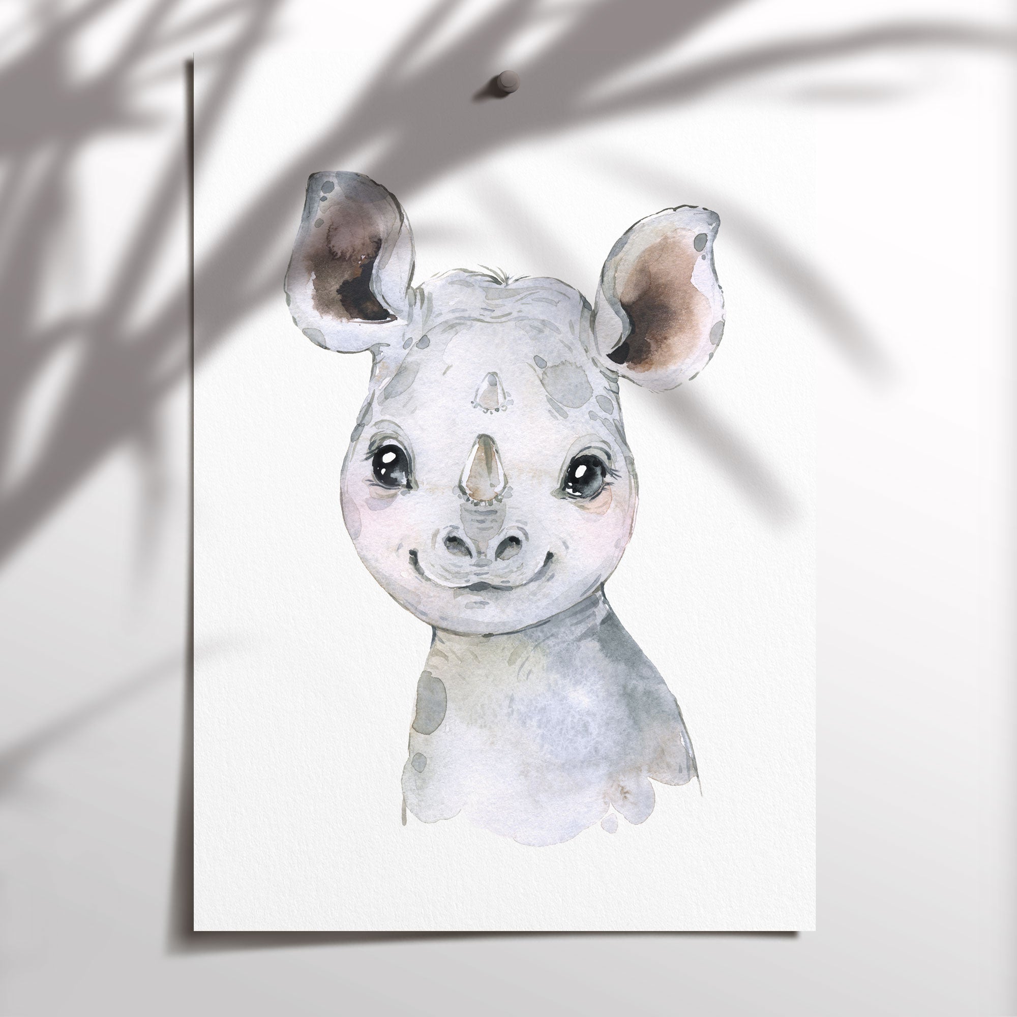 Baby Rhino Print