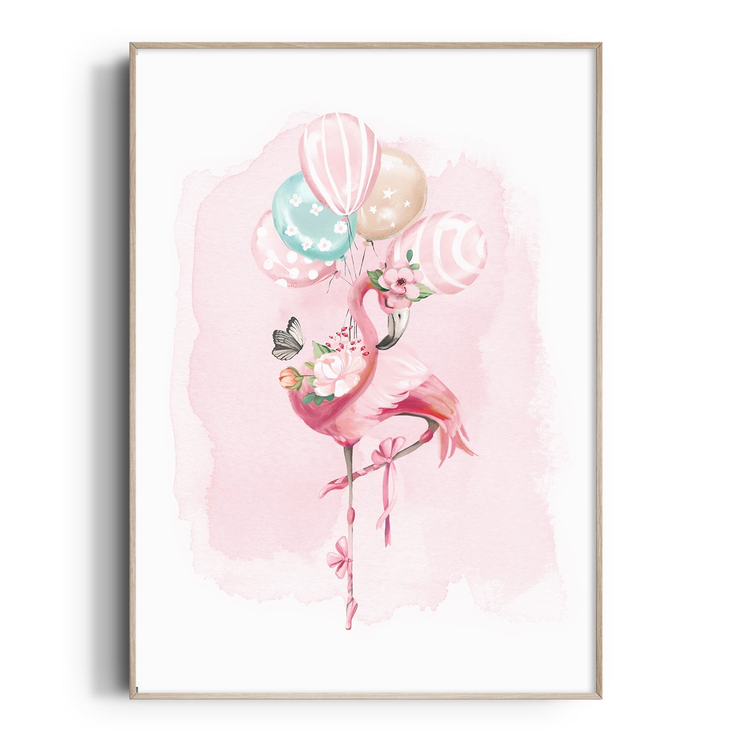 Ballerina Flamingo Print