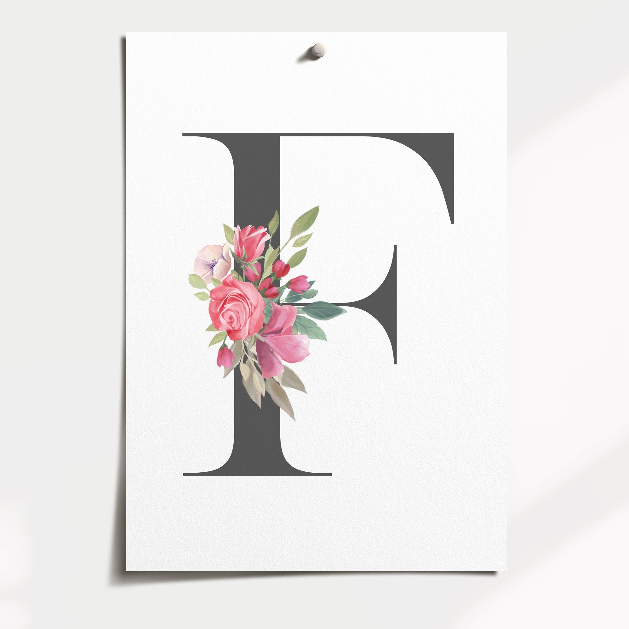 Ballerina Flamingos & Letter Print
