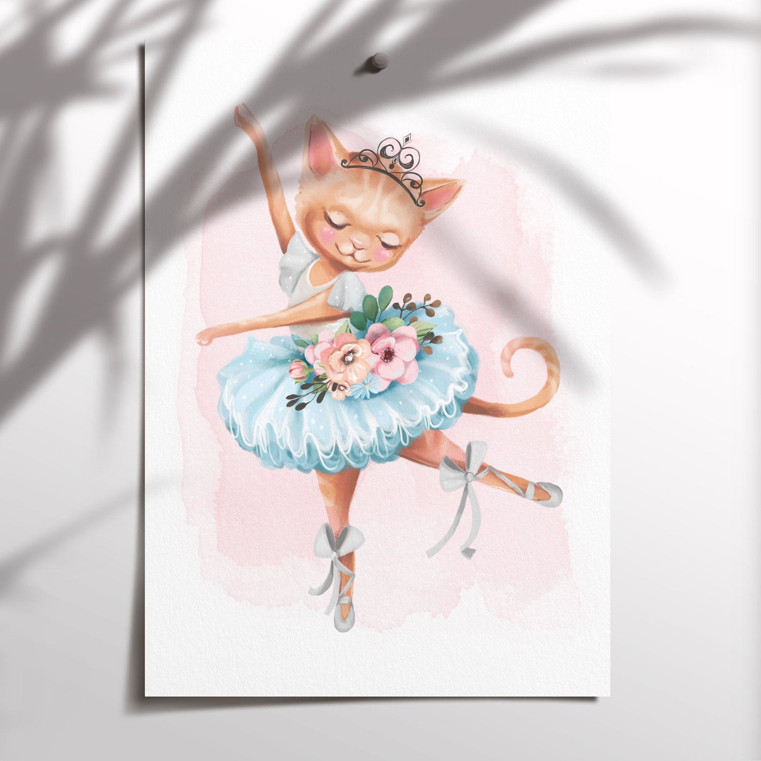 Ballerina Kitten Print