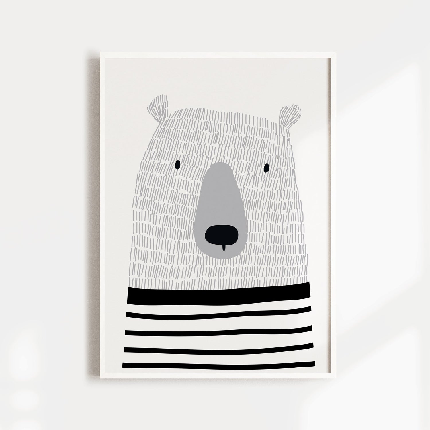 Bear, Lion & Alphabet Prints