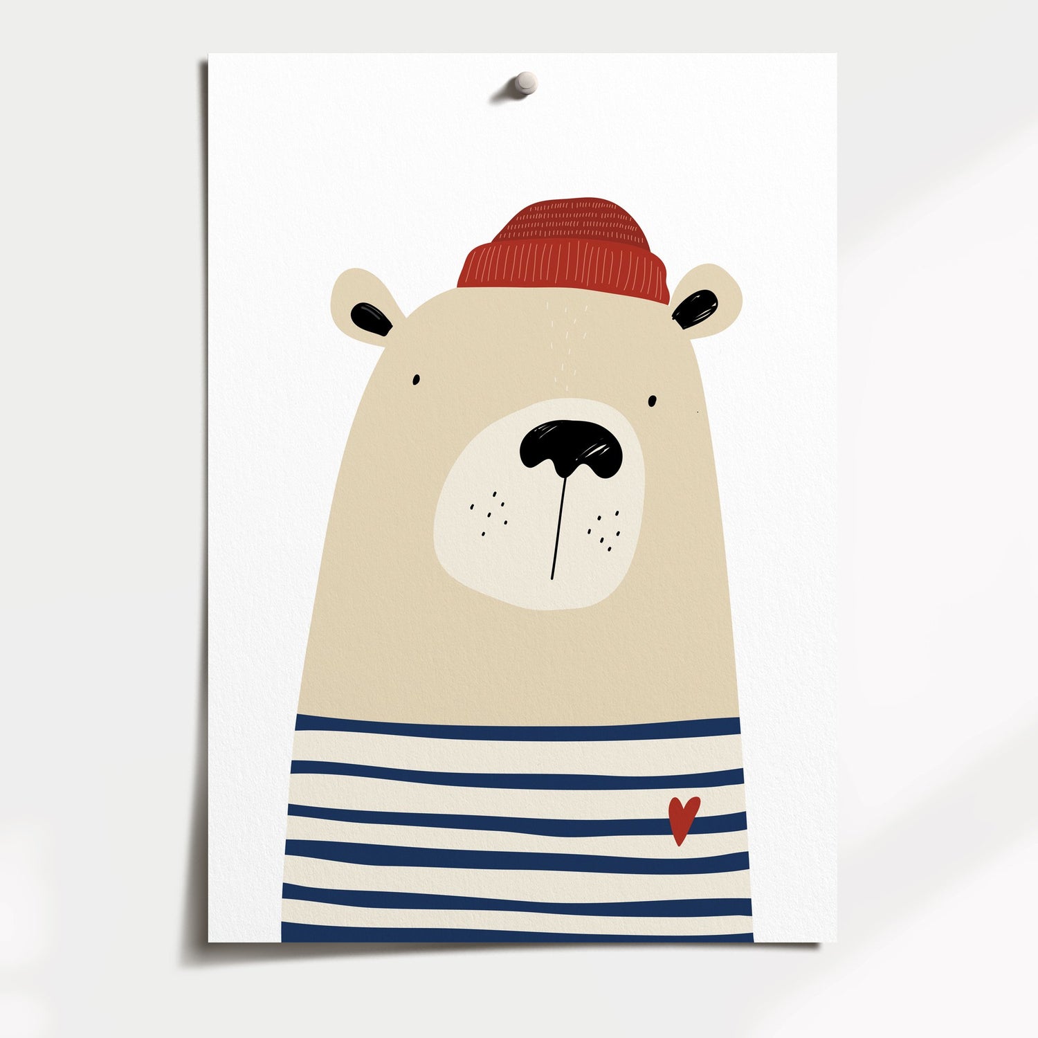 Bear Sailor Print