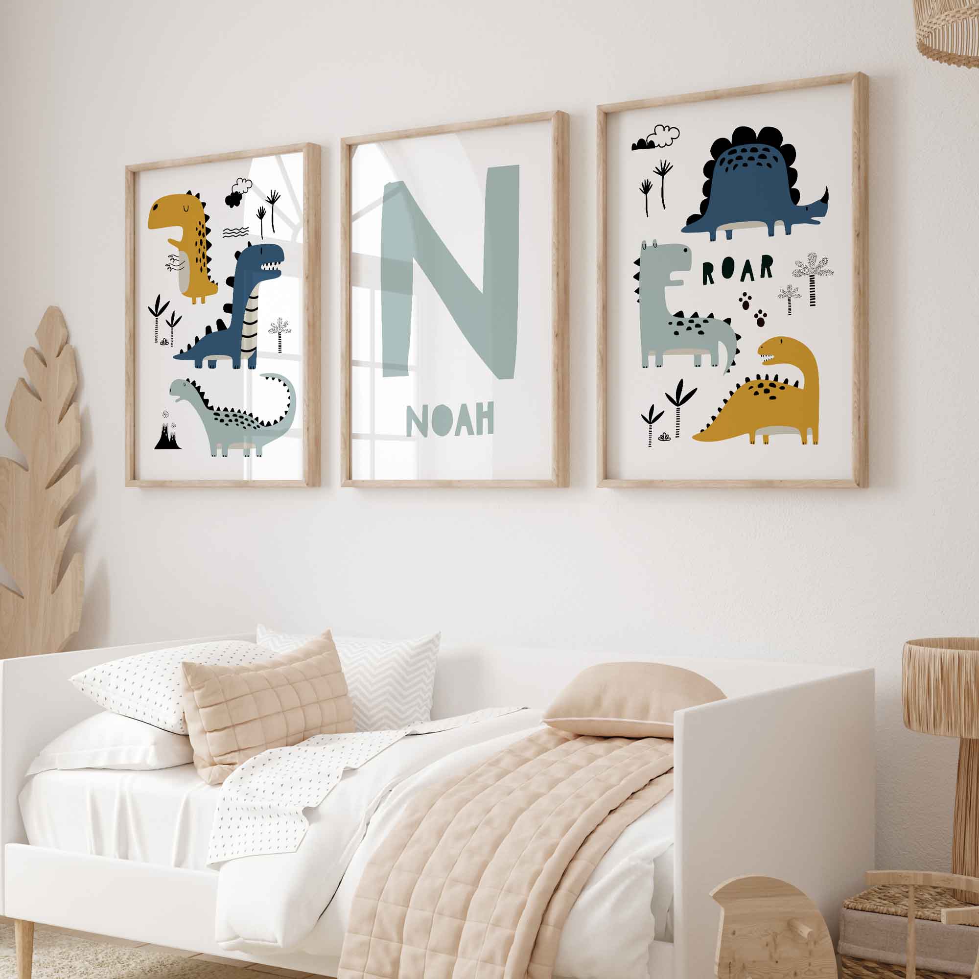 Name & Dinosaur Prints