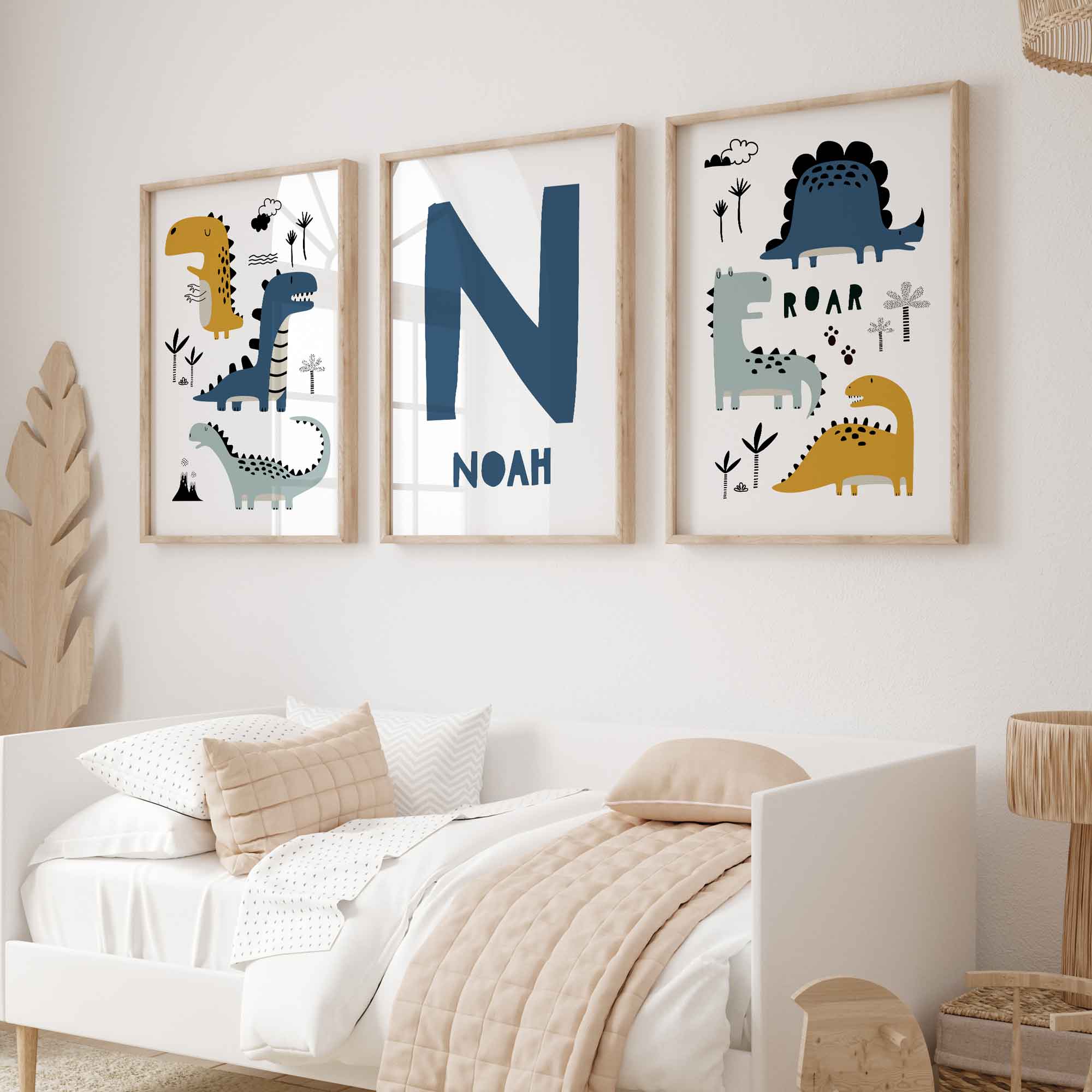 Name & Dinosaur Prints