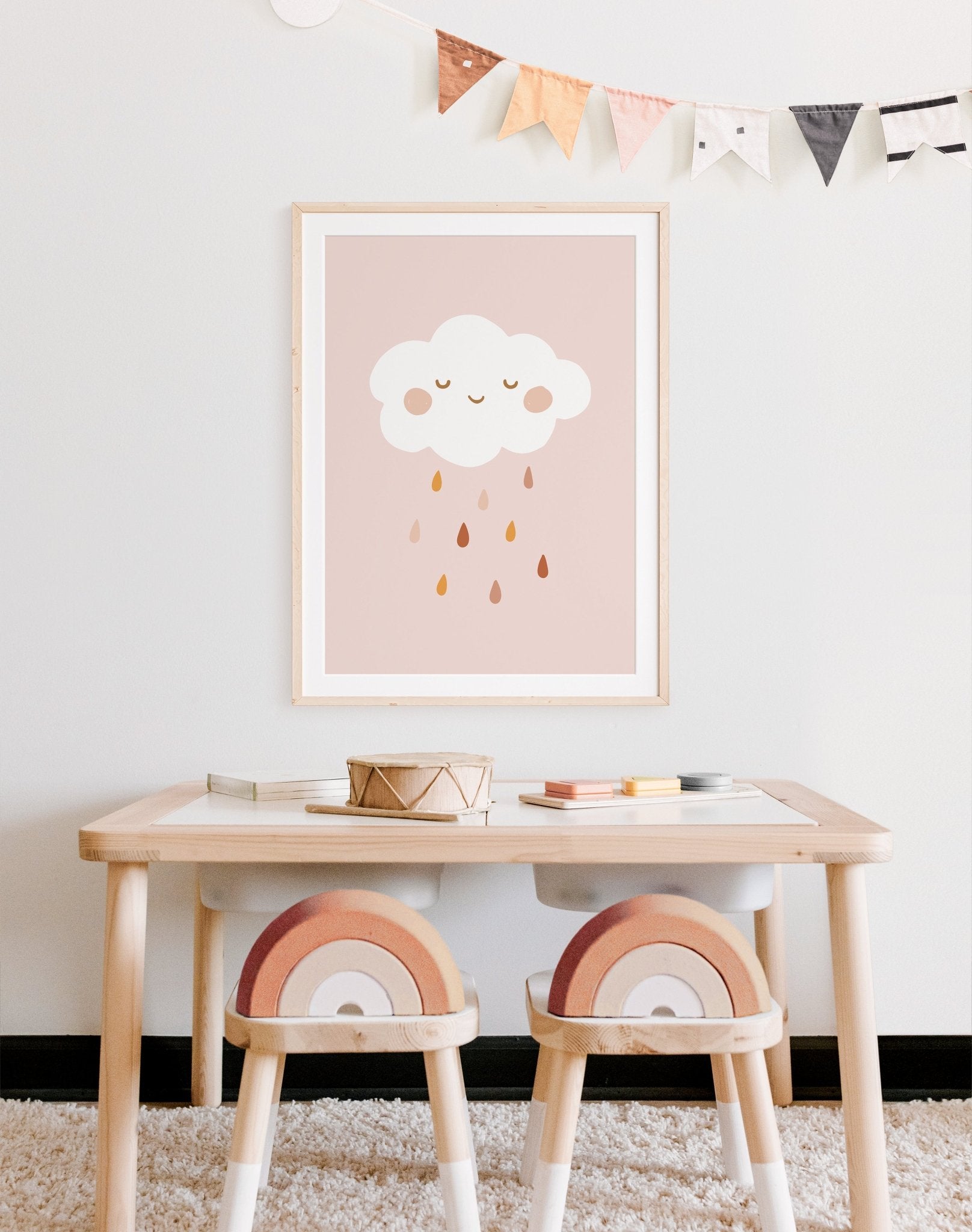 Boho Cloud Print