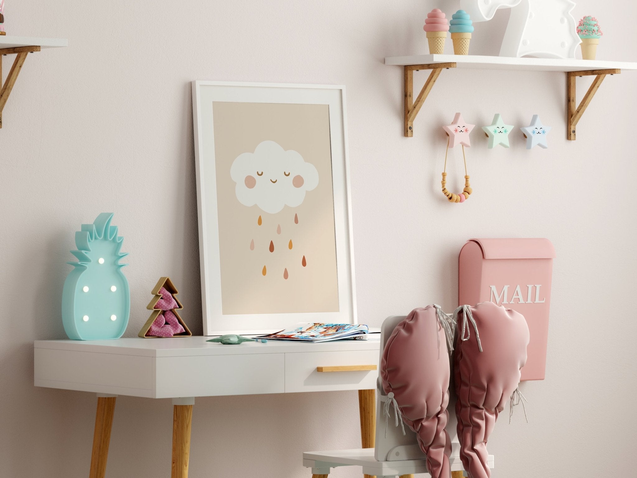 Boho Cloud Print