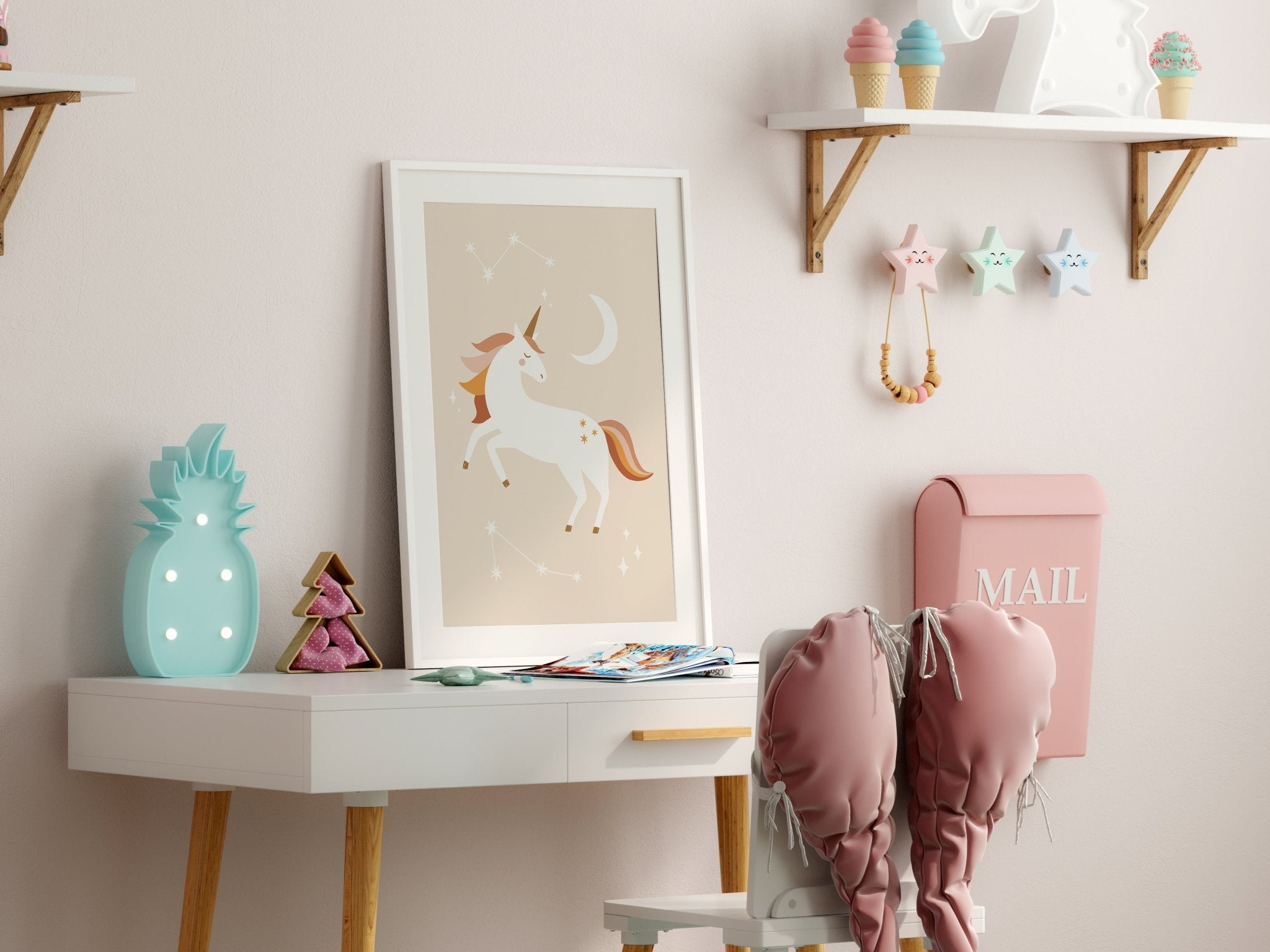 Boho Unicorn Print