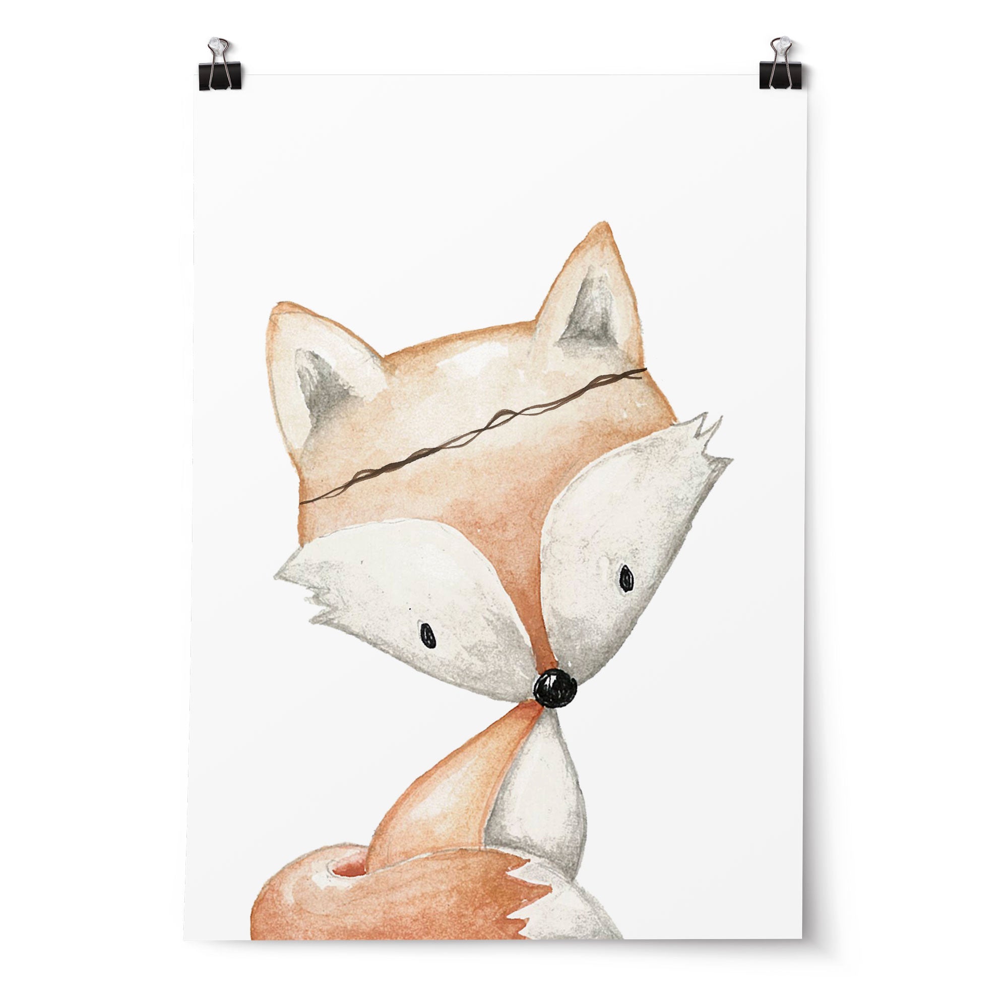 Woodland Fox, Deer & Birth Prints