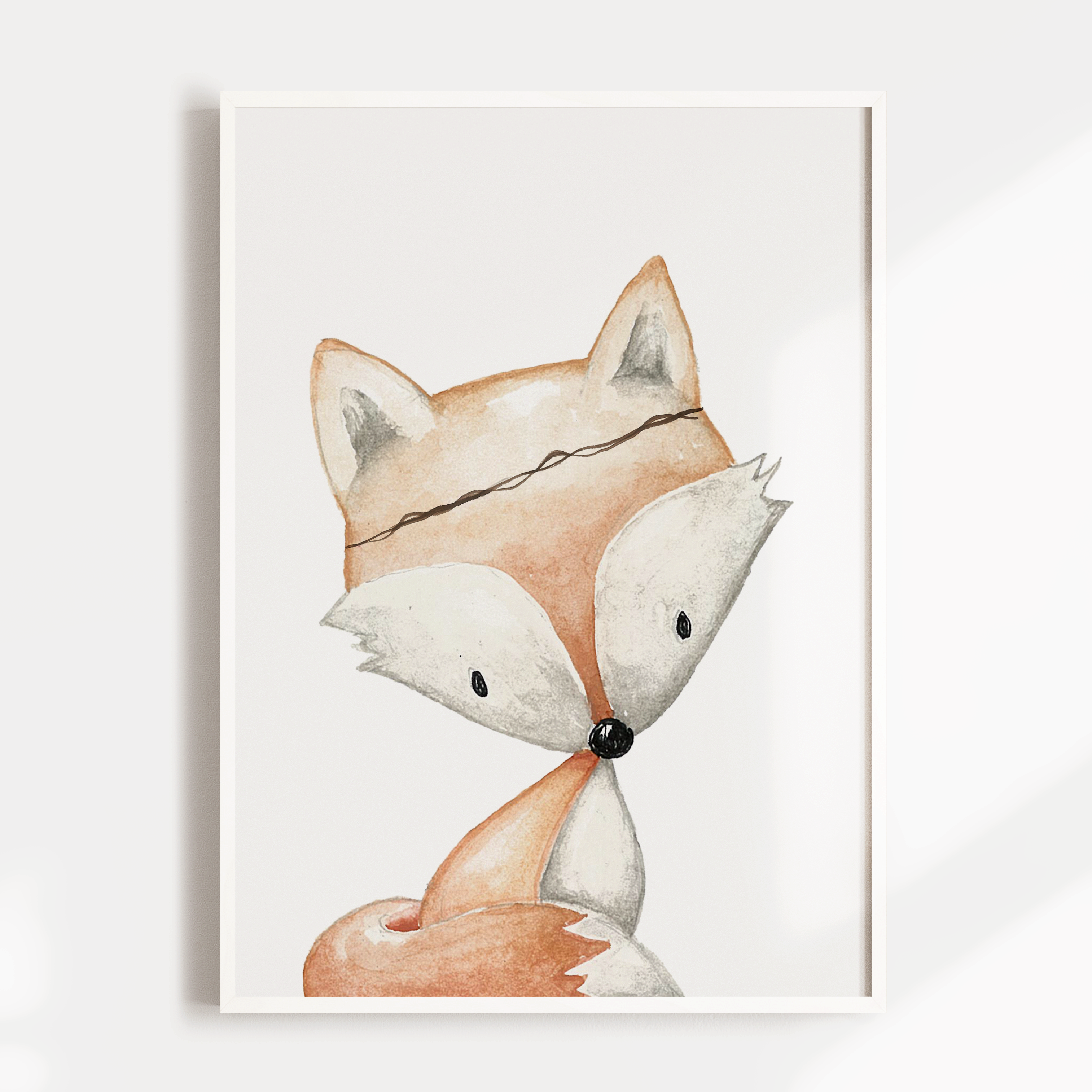 Woodland Fox Print