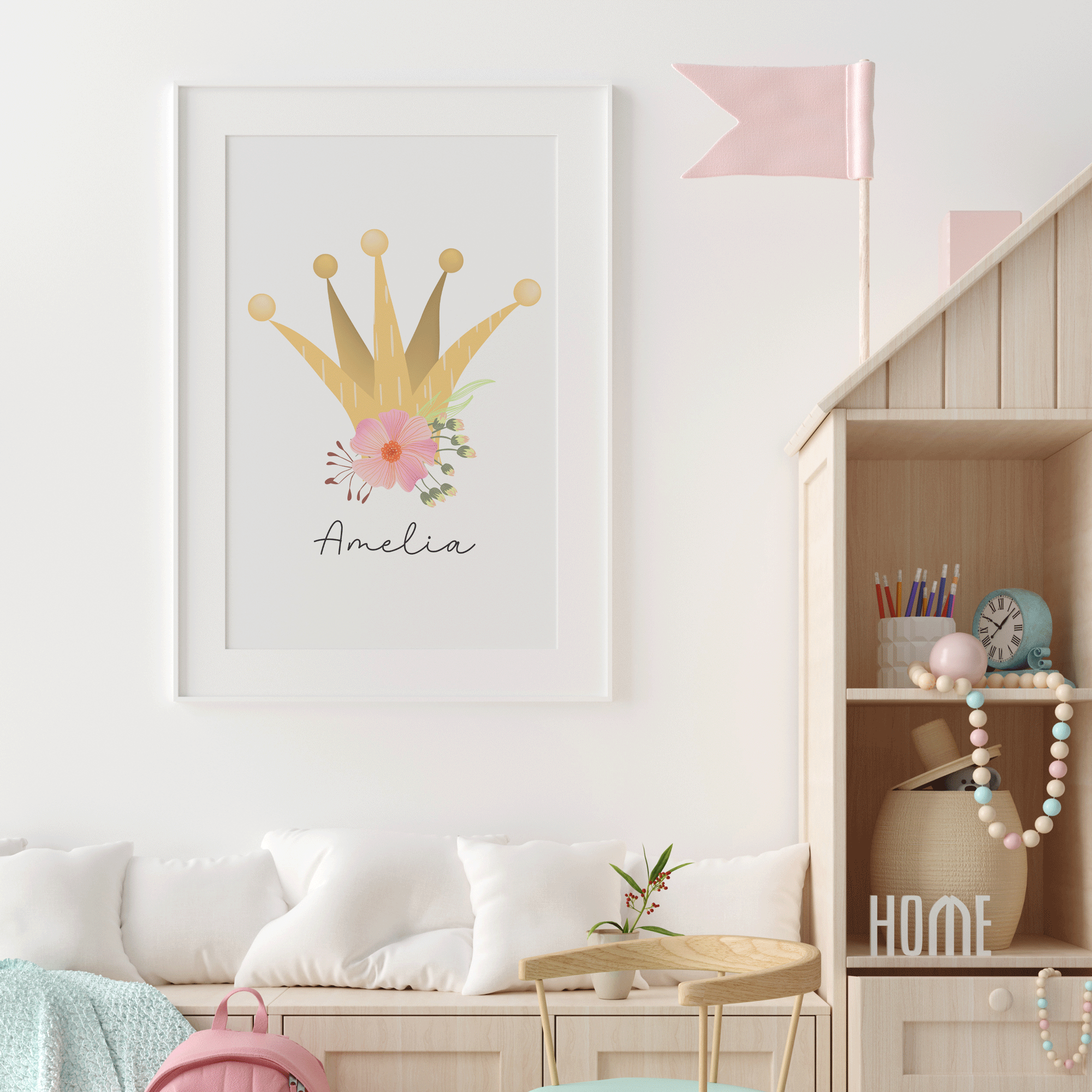Crown Name Print