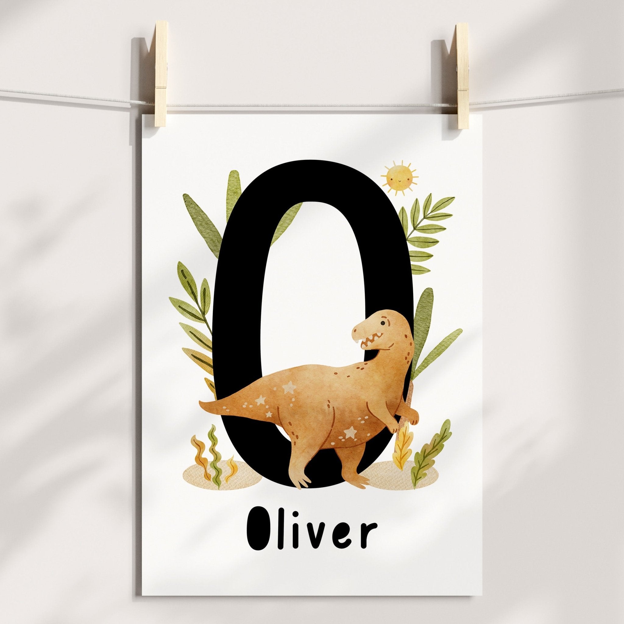 Dinosaur Name Print - Allosaurus