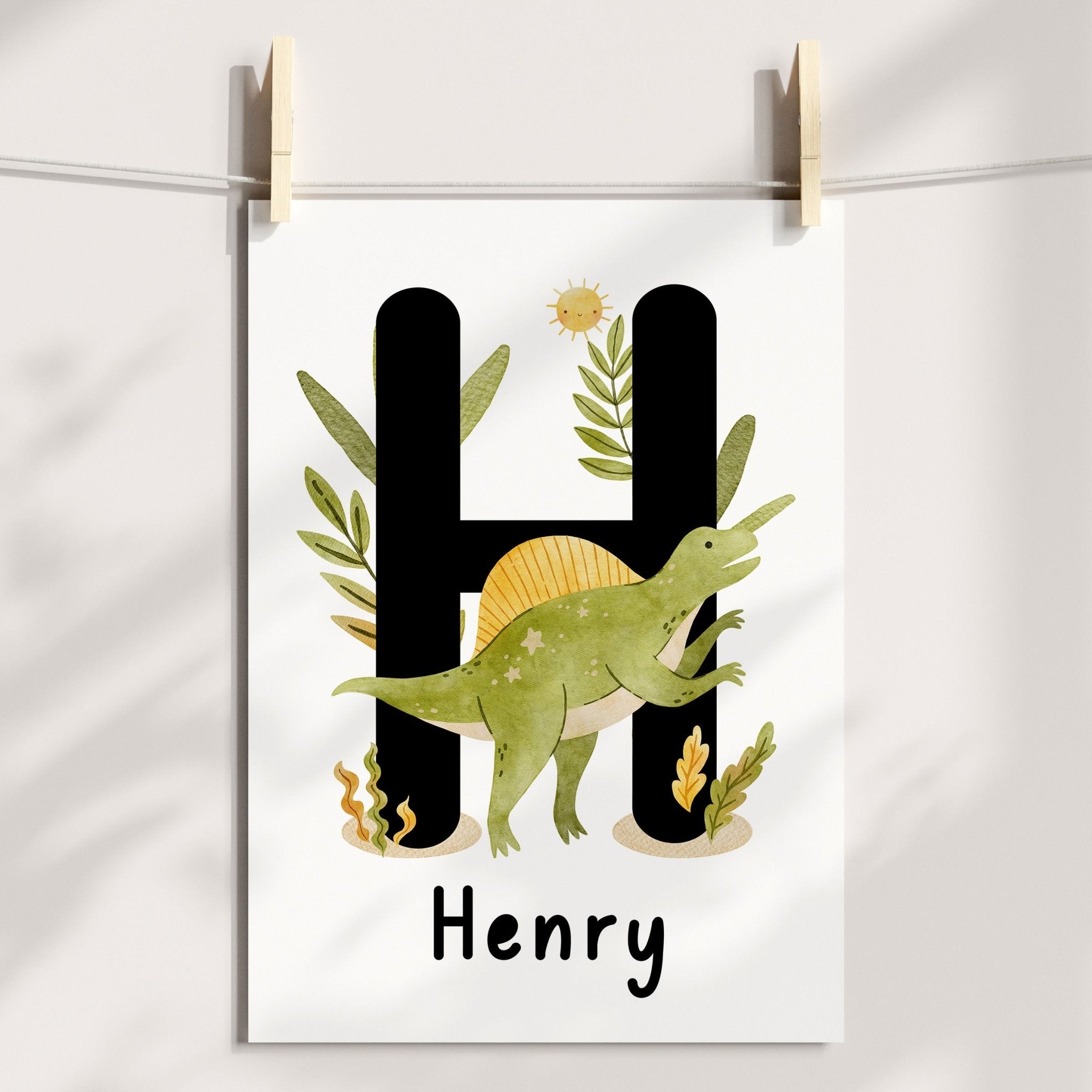 Dinosaur Name Print - Spinosaurus