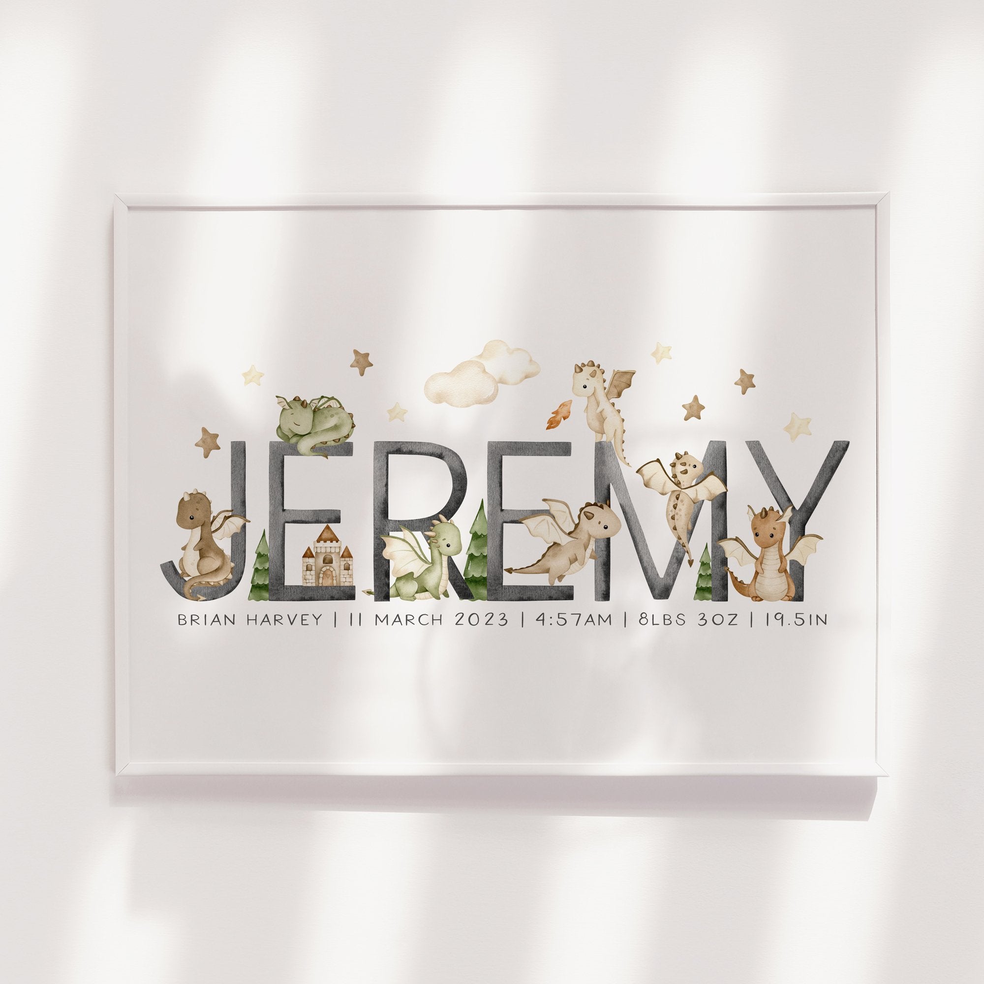 Dragon Name Print