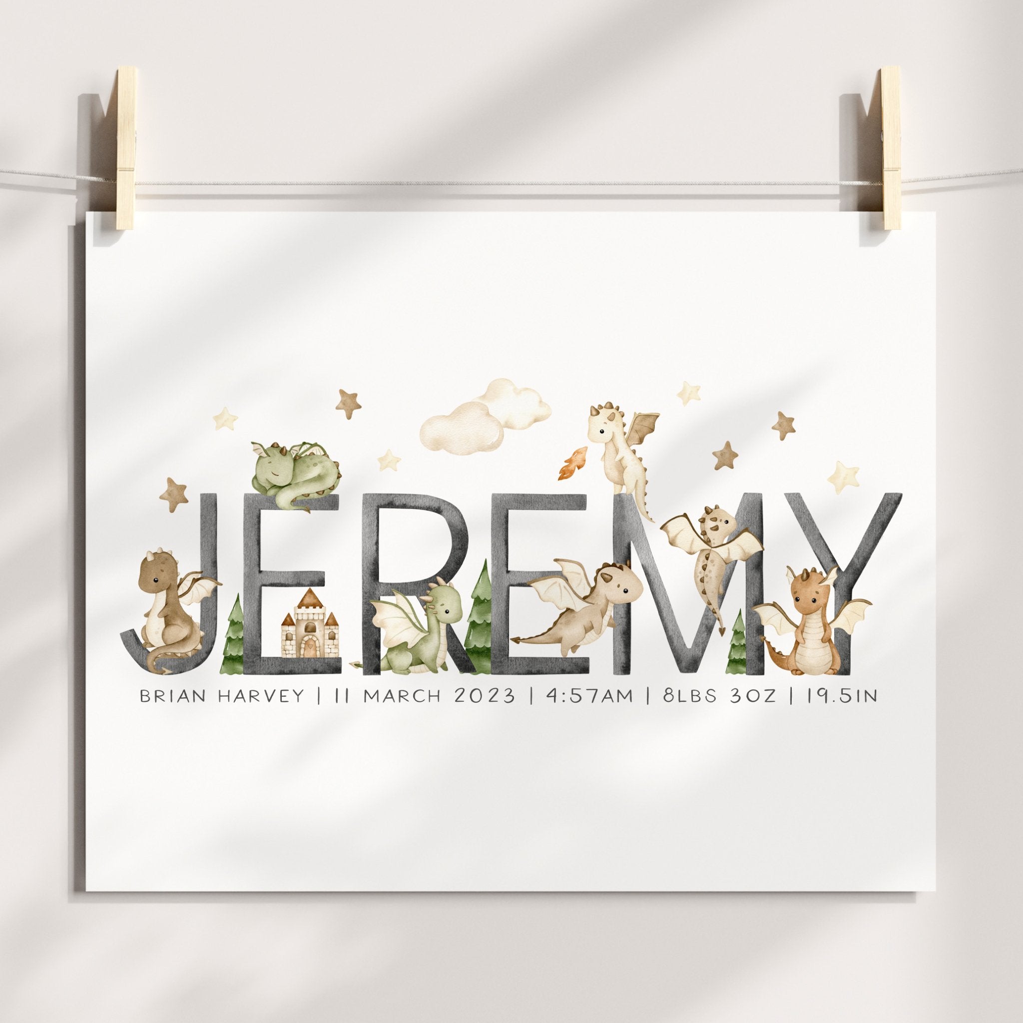 Dragon Name Print