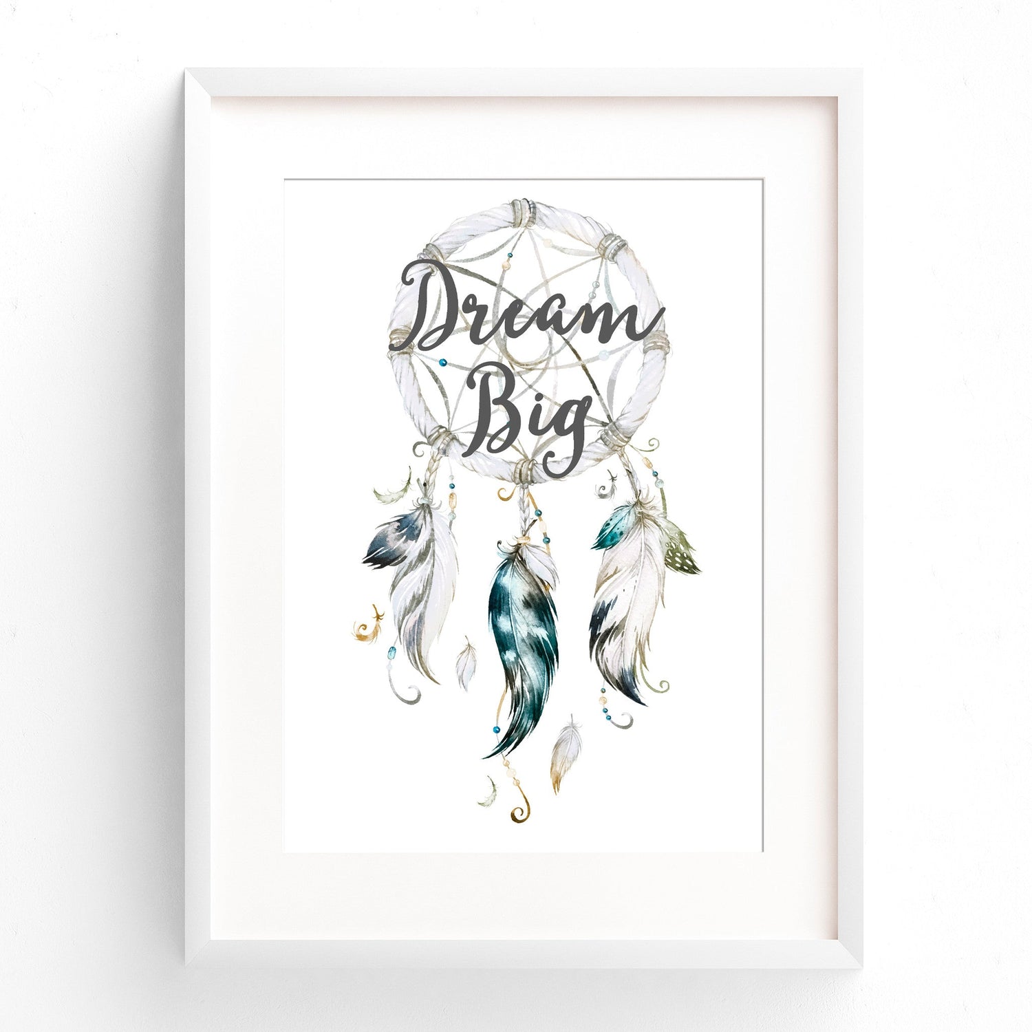 Dream Big Dreamcatcher Print