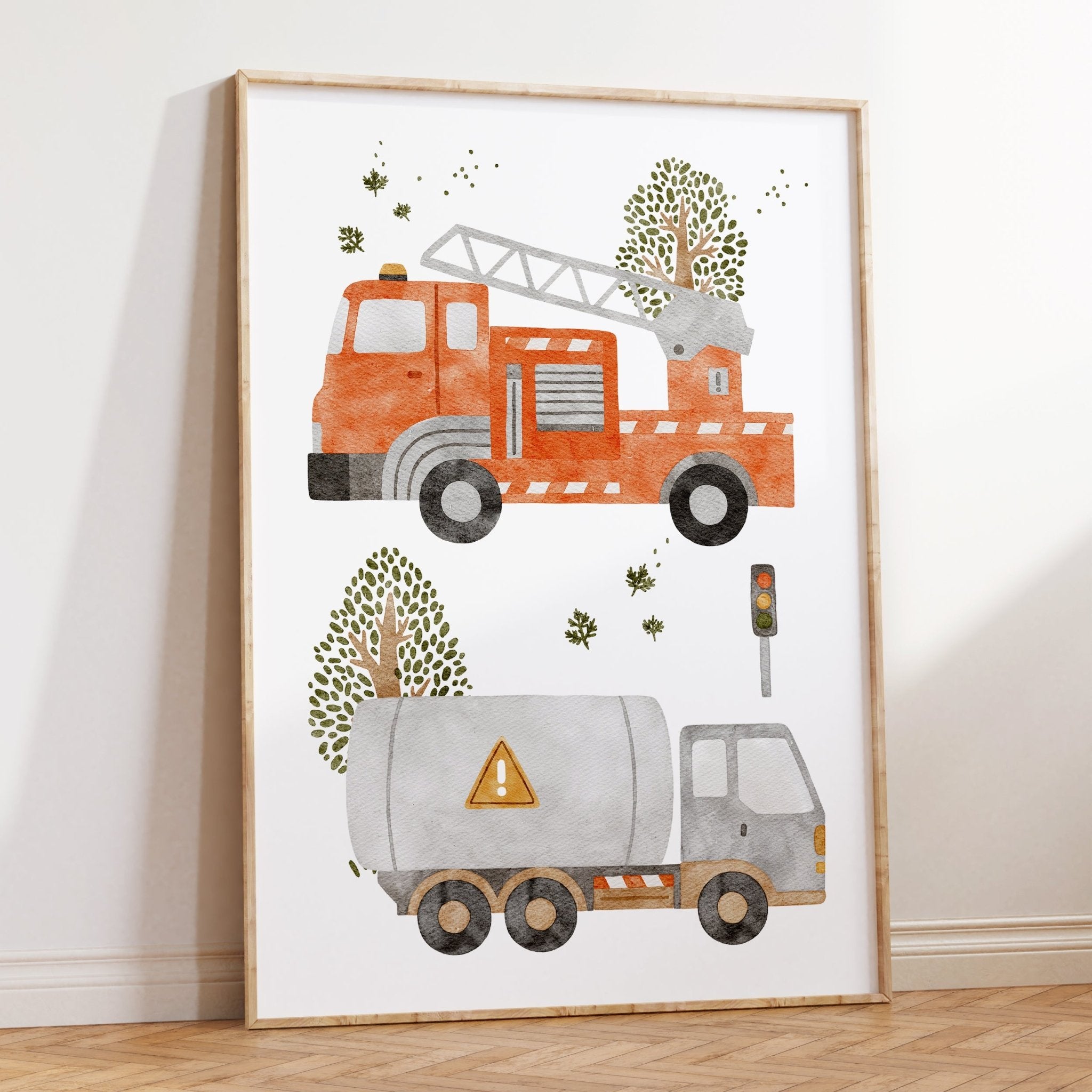 Emergency Vehicles Print