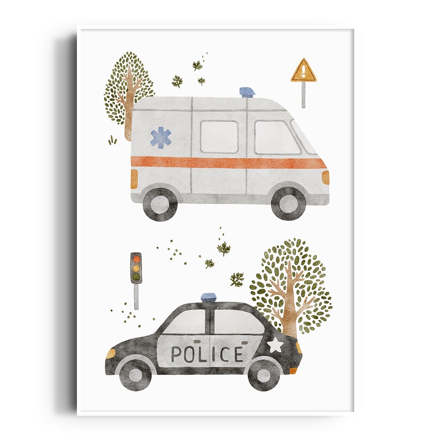 Emergency Vehicles Print