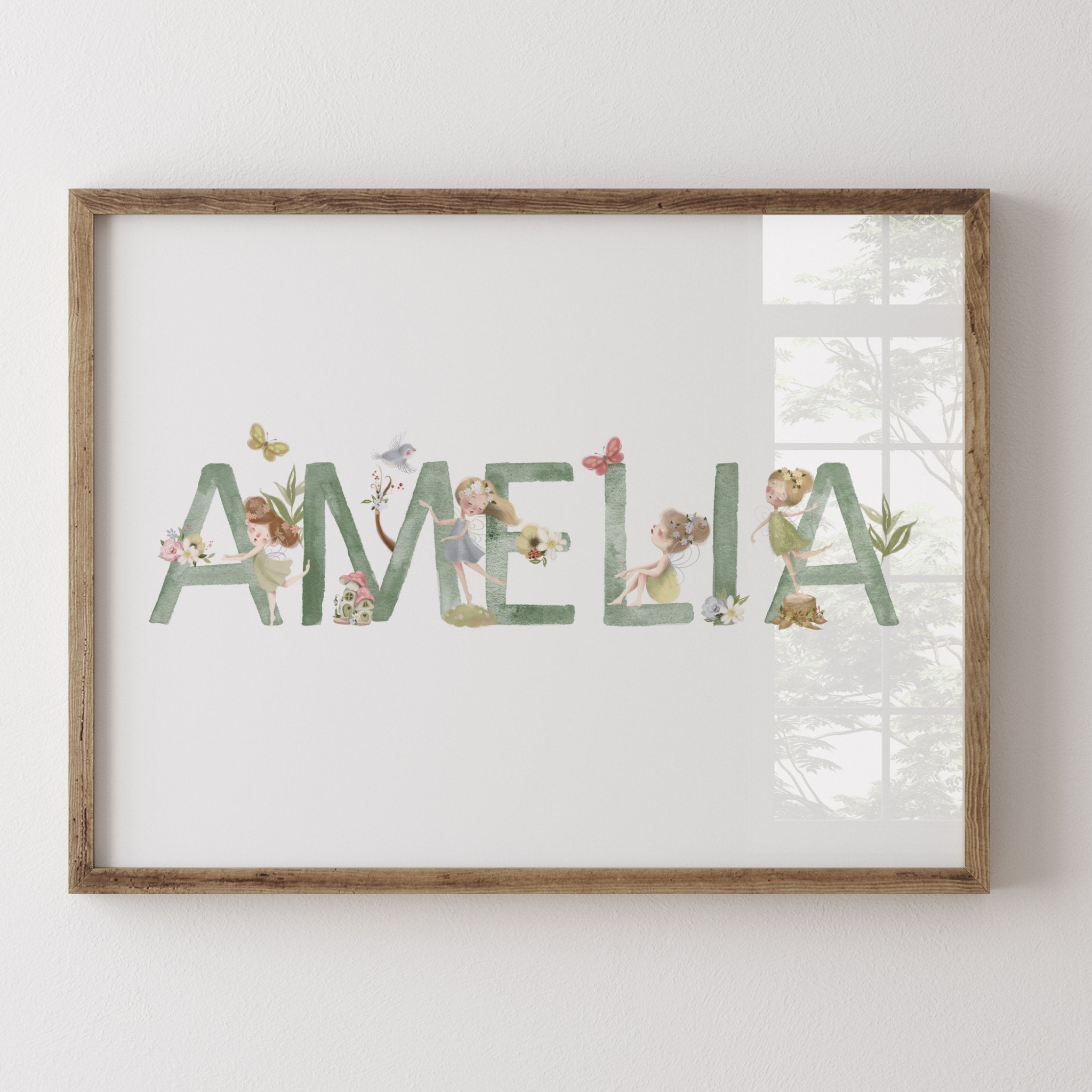 Fairy Name & Birth Print