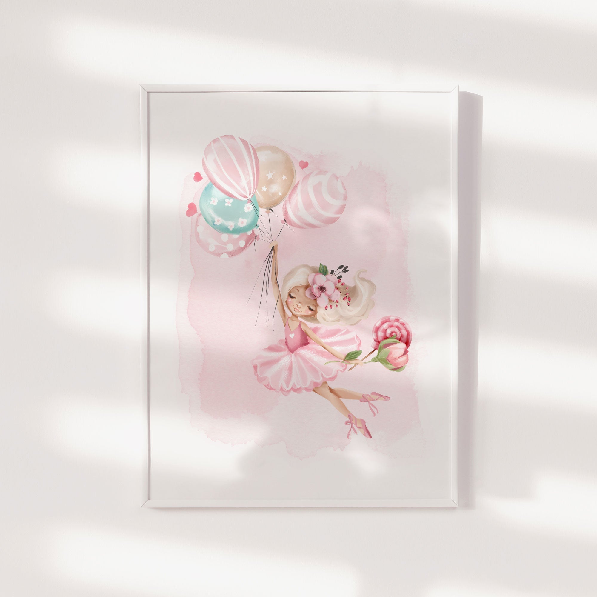 Floating Ballerina Print