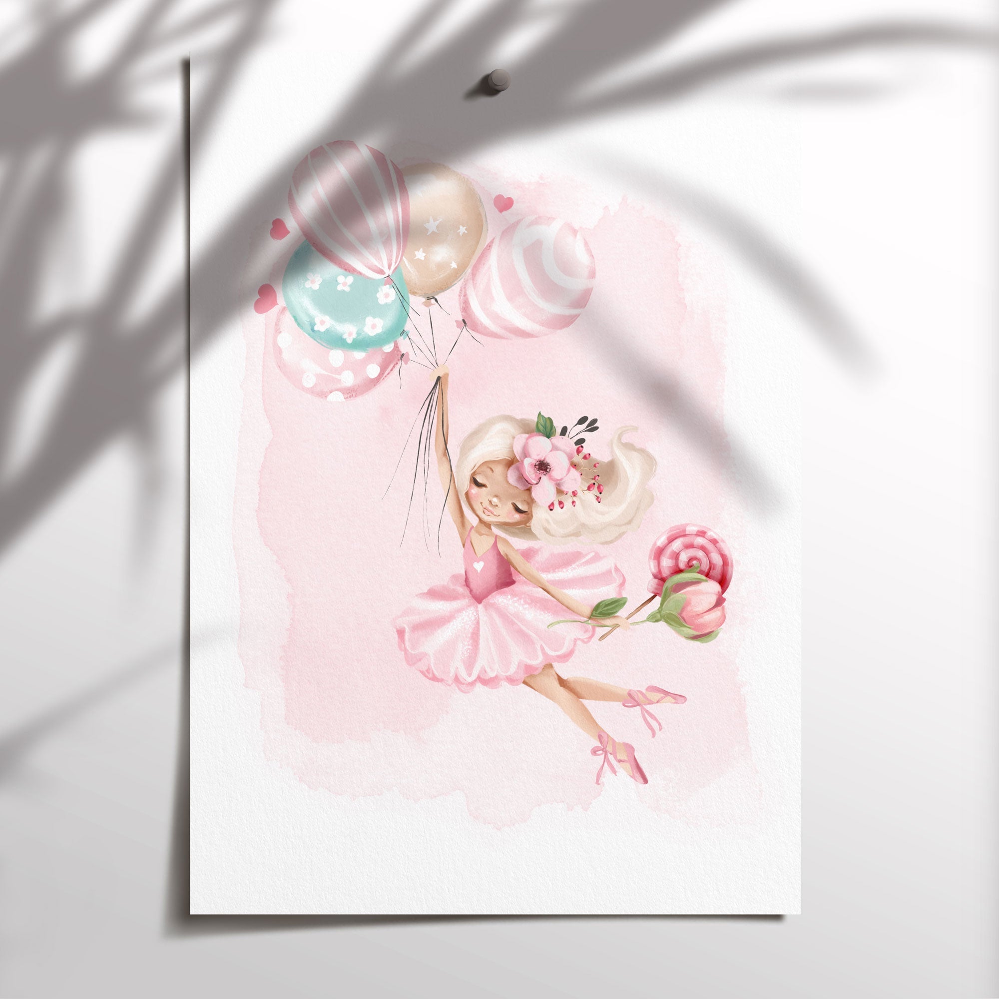 Floating Ballerina Print