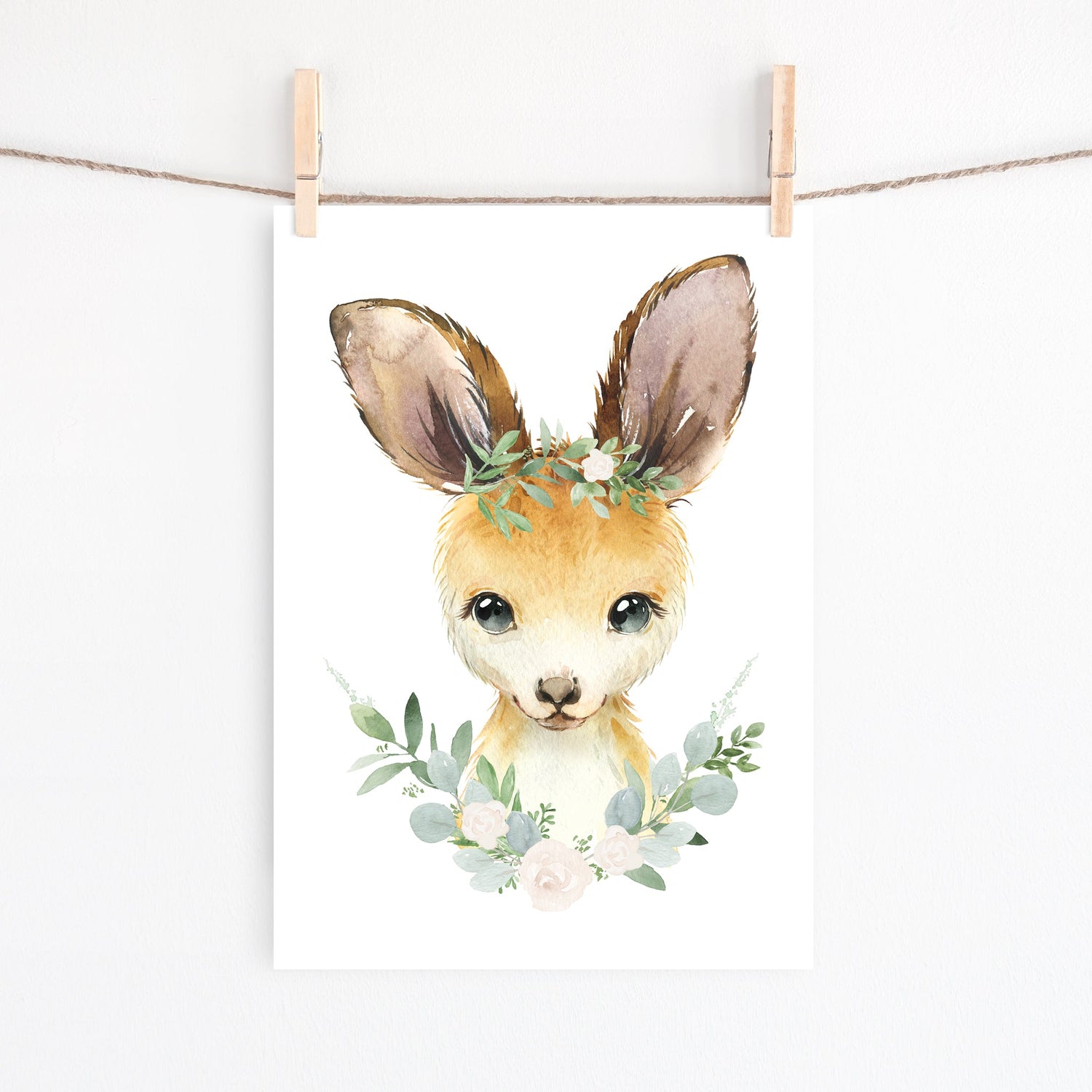 Floral Wombat, Koala & Kangaroo Prints