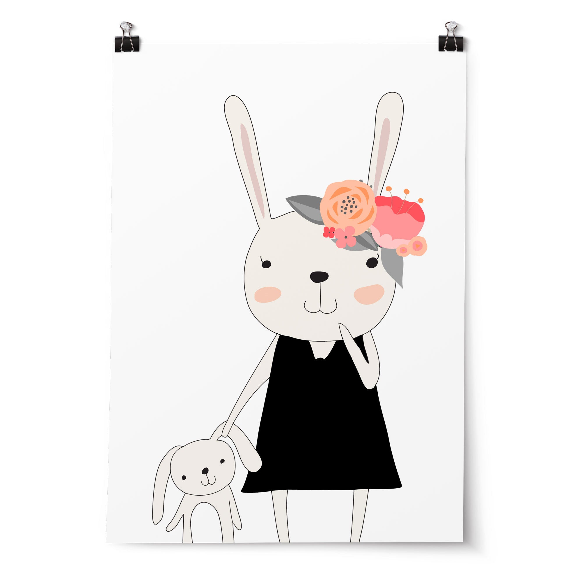 Woodland Bunny, Deer & Quote Prints