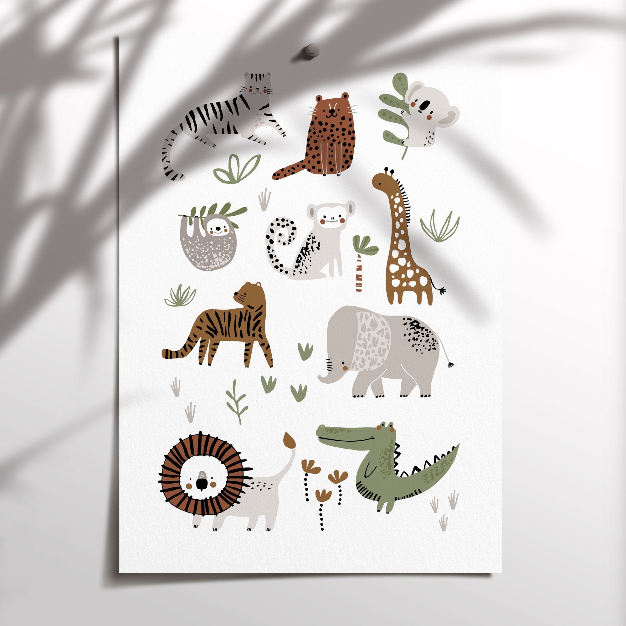 Jungle Animals, Adventure & Rainbow Prints