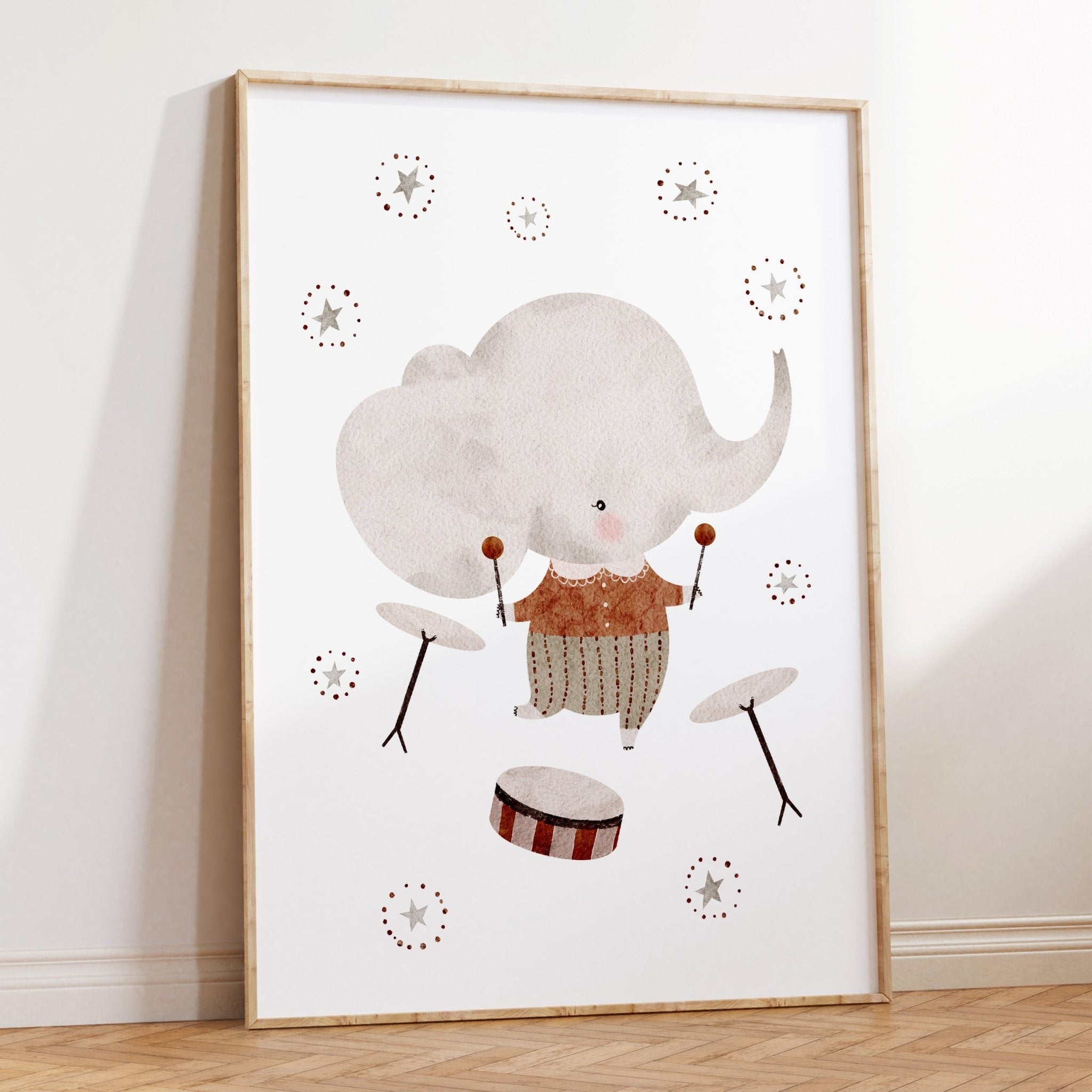 Jungle Jazz Elephant Print