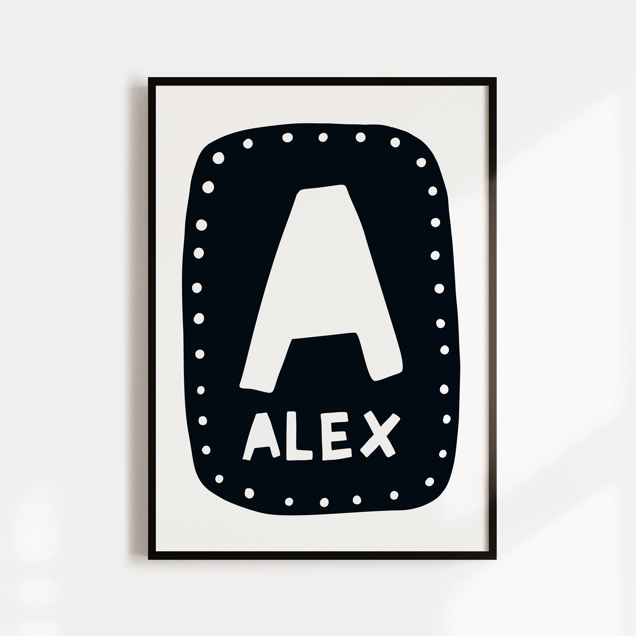 Letter & Name Print