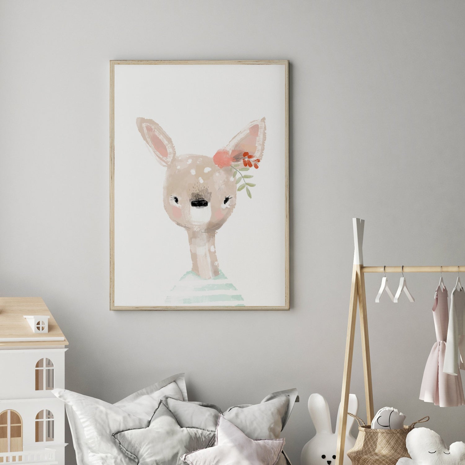 Little Miss Deer Print