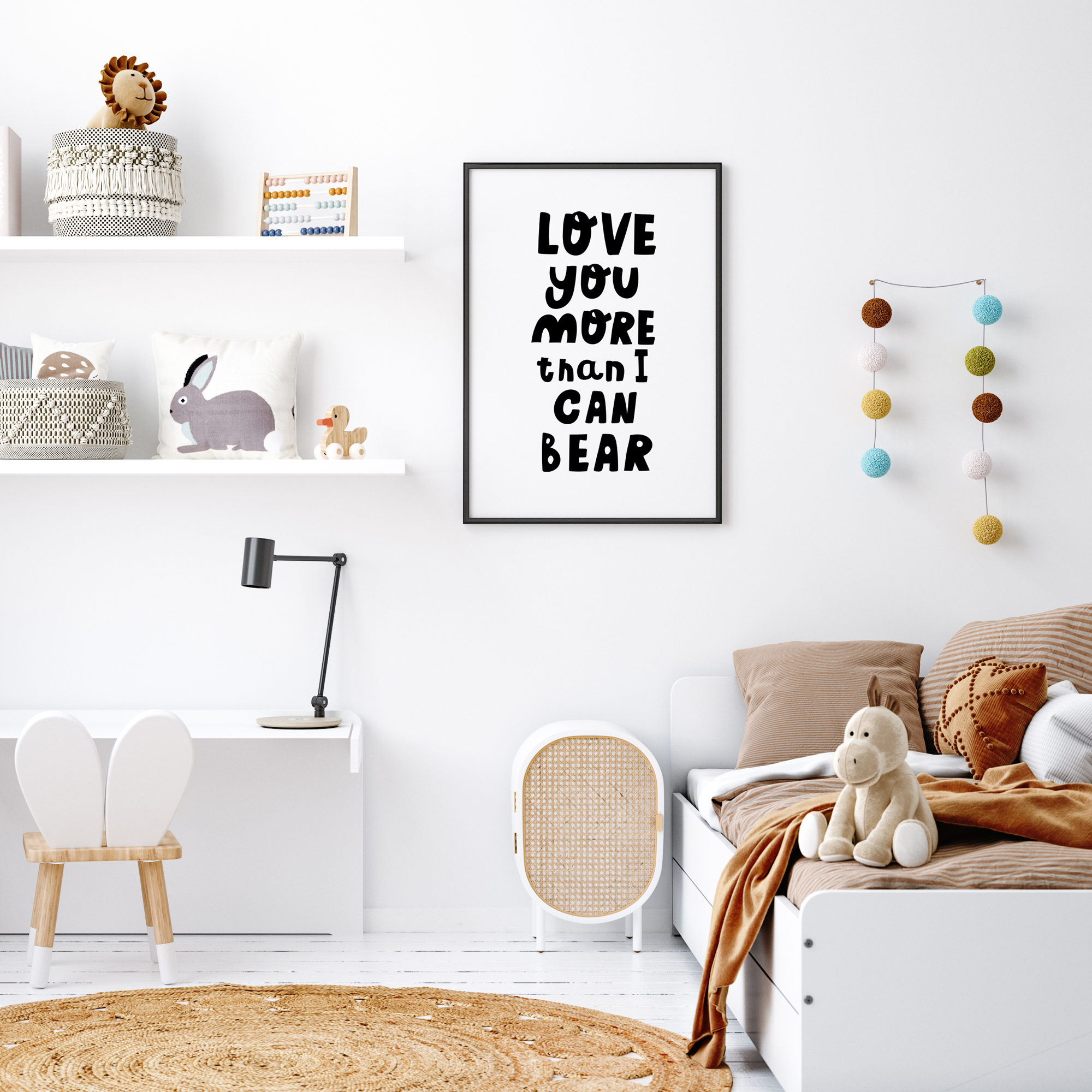 Love You More Than I Can Bear Print