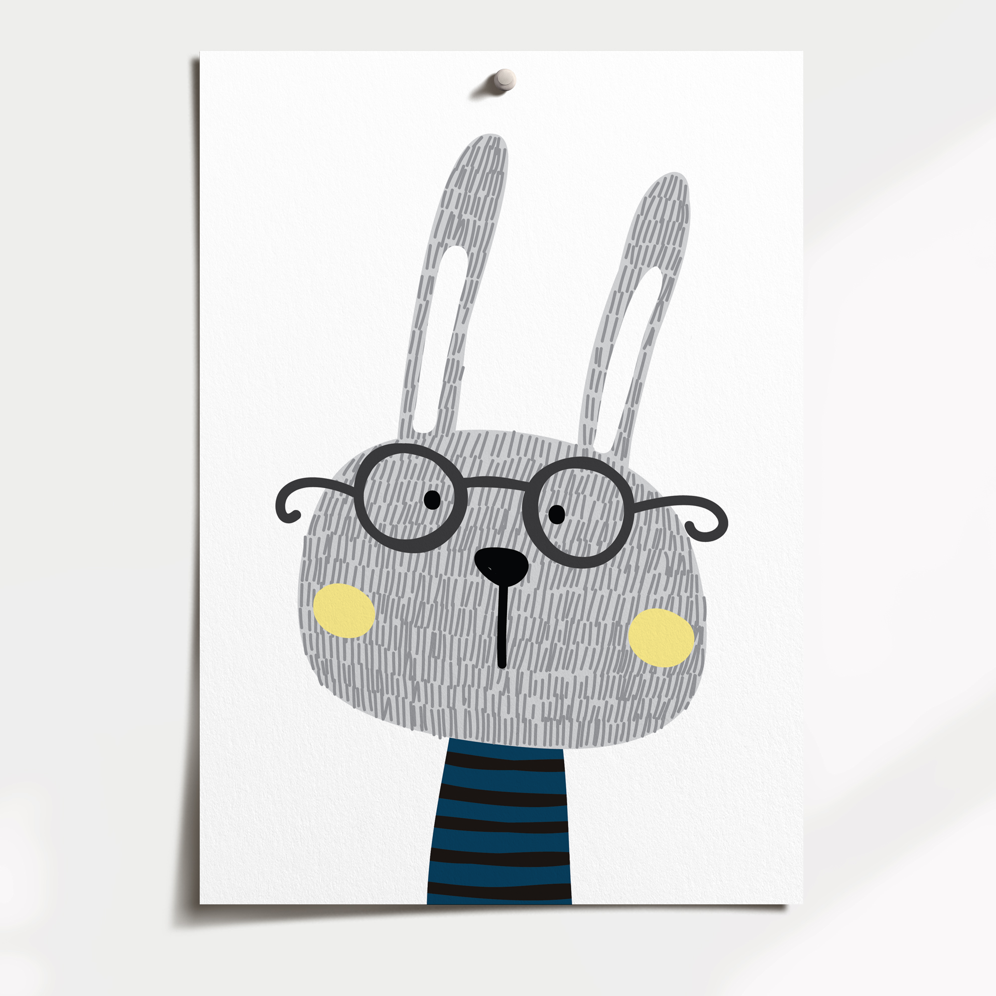 Scandi Bunny Print