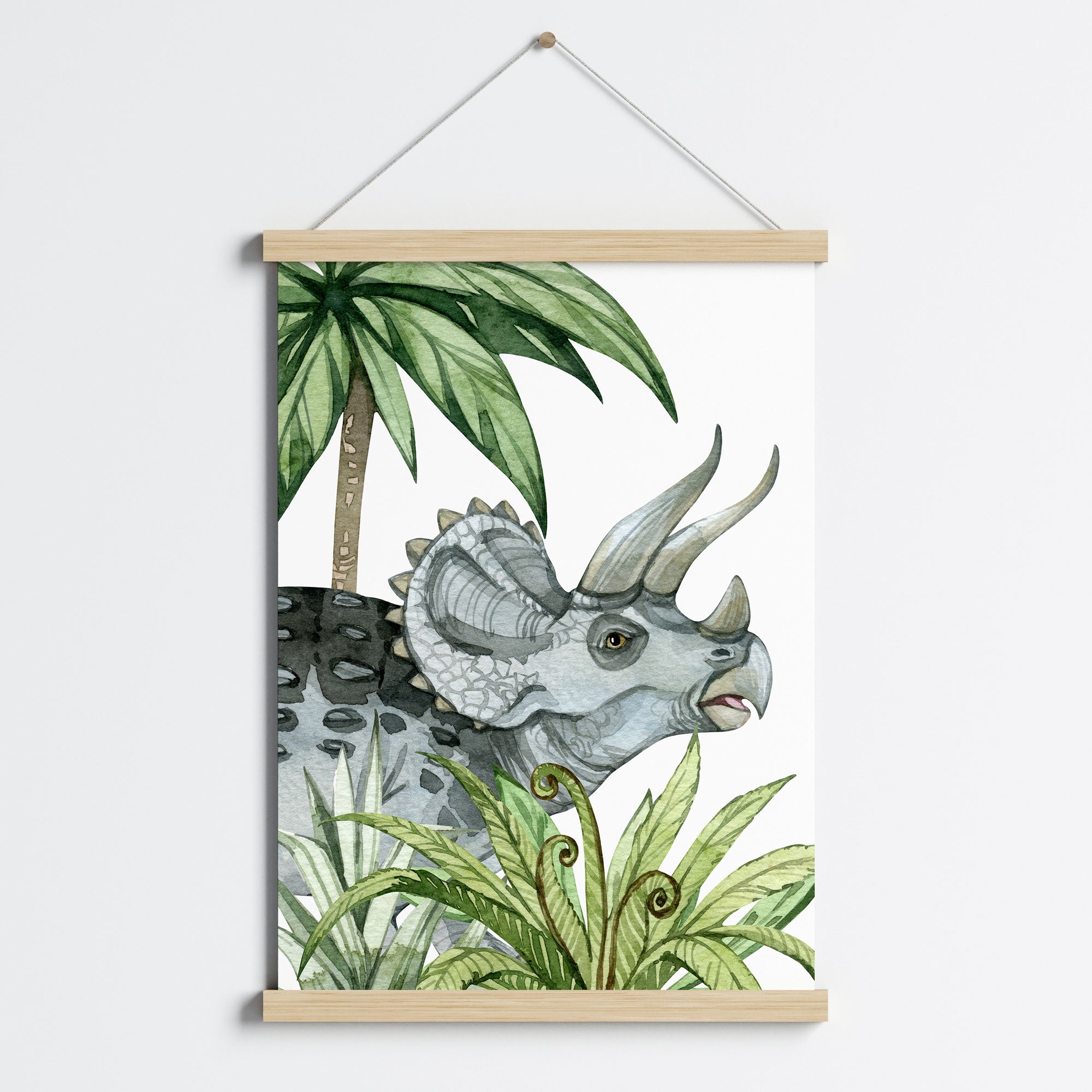 Triceratops Print